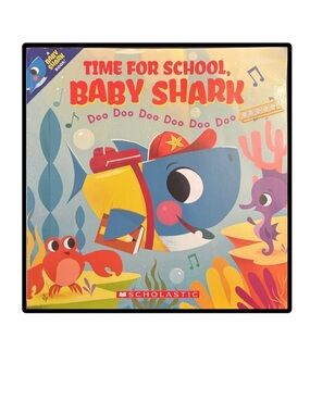 BUNDLE & SAVE🦈 Time For School Baby Shark Softcover Book
